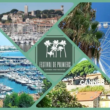 아파트 Festival De Palmiers, Plages-congres, Cocon De Calme Au Coeur De